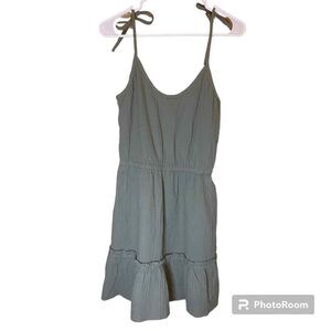 UpWest Plisse Tie Shoulder, Canopy, Dress Size XS‎